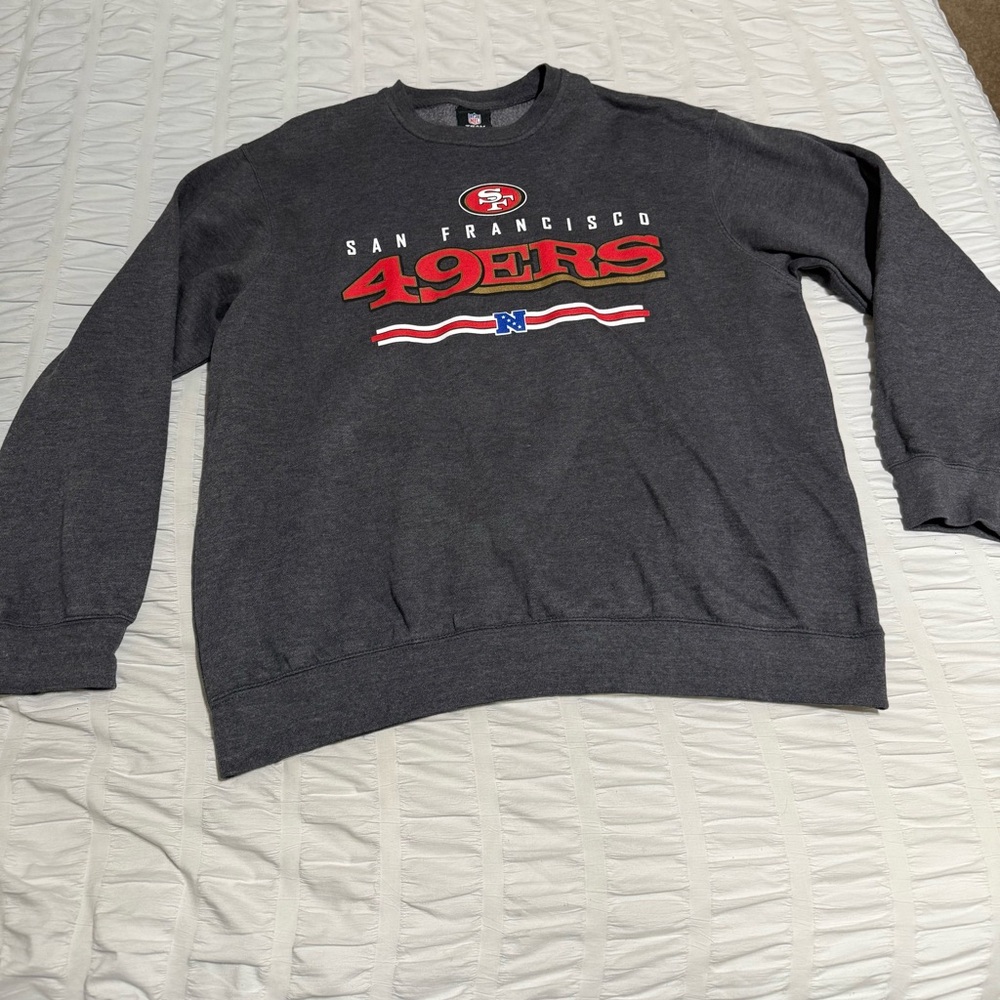 San Francisco 49ers Sweater Mens Large Crewneck 2013 NFL Team Apparel